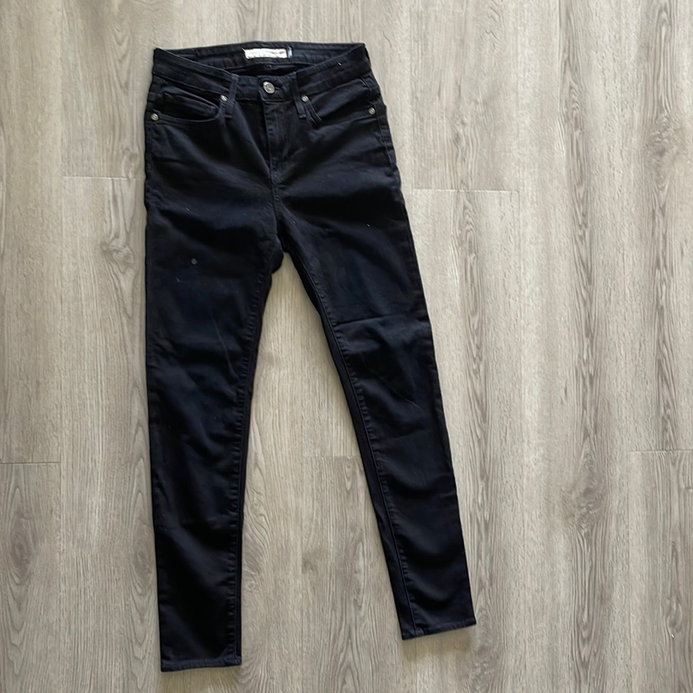 Joie Jeans black high rise skinny